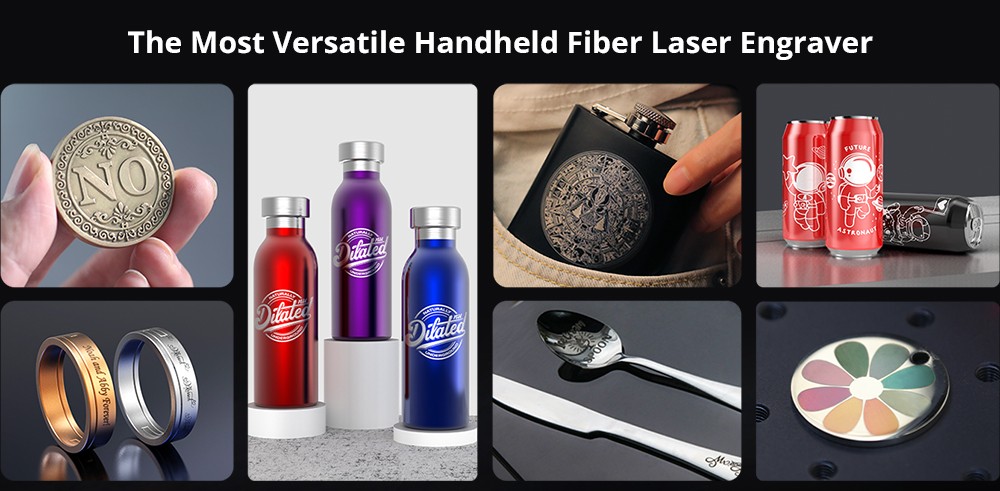 Gweike G2 20W Laser Engraver Electric Lift Edition, Max 15000mm/s Engraving Speed, 0.001mm Accuracy, HD 8K Resolution, Air Cooling, Android/iOS App Connection, 150x150mm