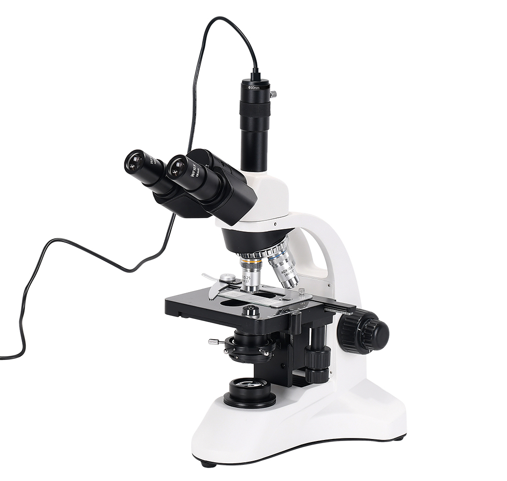 HAYEAR 5MP Type-C USB2.0 Microscope Camera Built-in 0.5X Ocular Adapter HD Electronic Digital Eyepiece for Stereo Biological Microscope