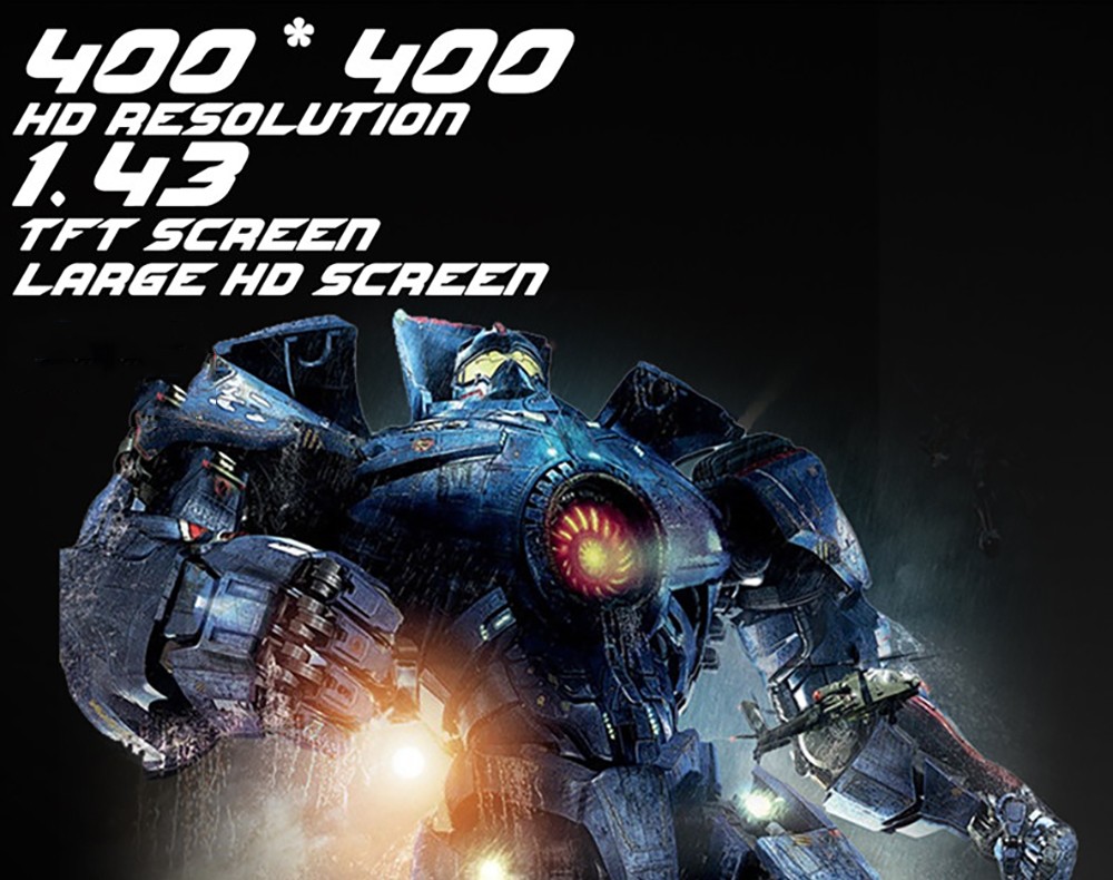 LOKMAT APPLLP 5 Pro Smartwatch, 1.43'' HD Screen, 4G Network Calling, 4GB RAM 64GB ROM, Heart Rate Blood Oxygen Monitor - Black