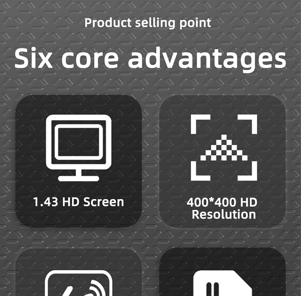 LOKMAT APPLLP 5 Pro Smartwatch, 1.43'' HD Screen, 4G Network Calling, 4GB RAM 64GB ROM, Heart Rate Blood Oxygen Monitor - Black