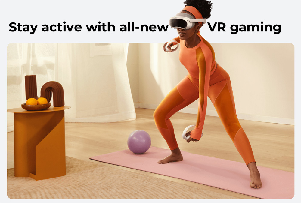 PICO 4 VR Headset, 8GB+256GB, WiFi 6 Bluetooth 5.1 - Chinese Version