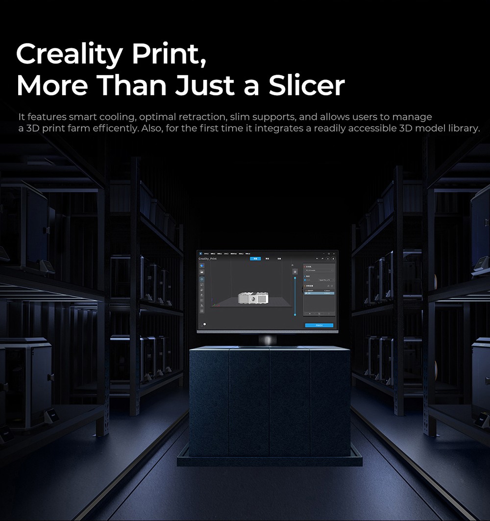thumbnail image 2 of Creality K1C 3D Printer + CR-Scan Ferret SE 3D Scanner Bundle – High-Speed 600mm/s 2 of 5
