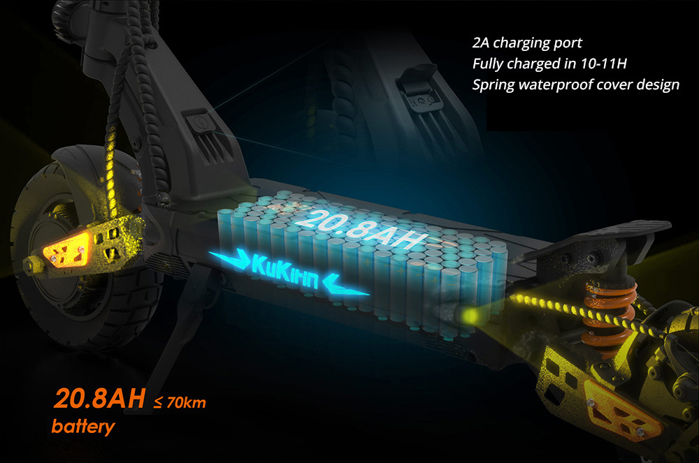 KuKirin G2 Master Scooter électrique, pneus pneumatiques tout-terrain ...