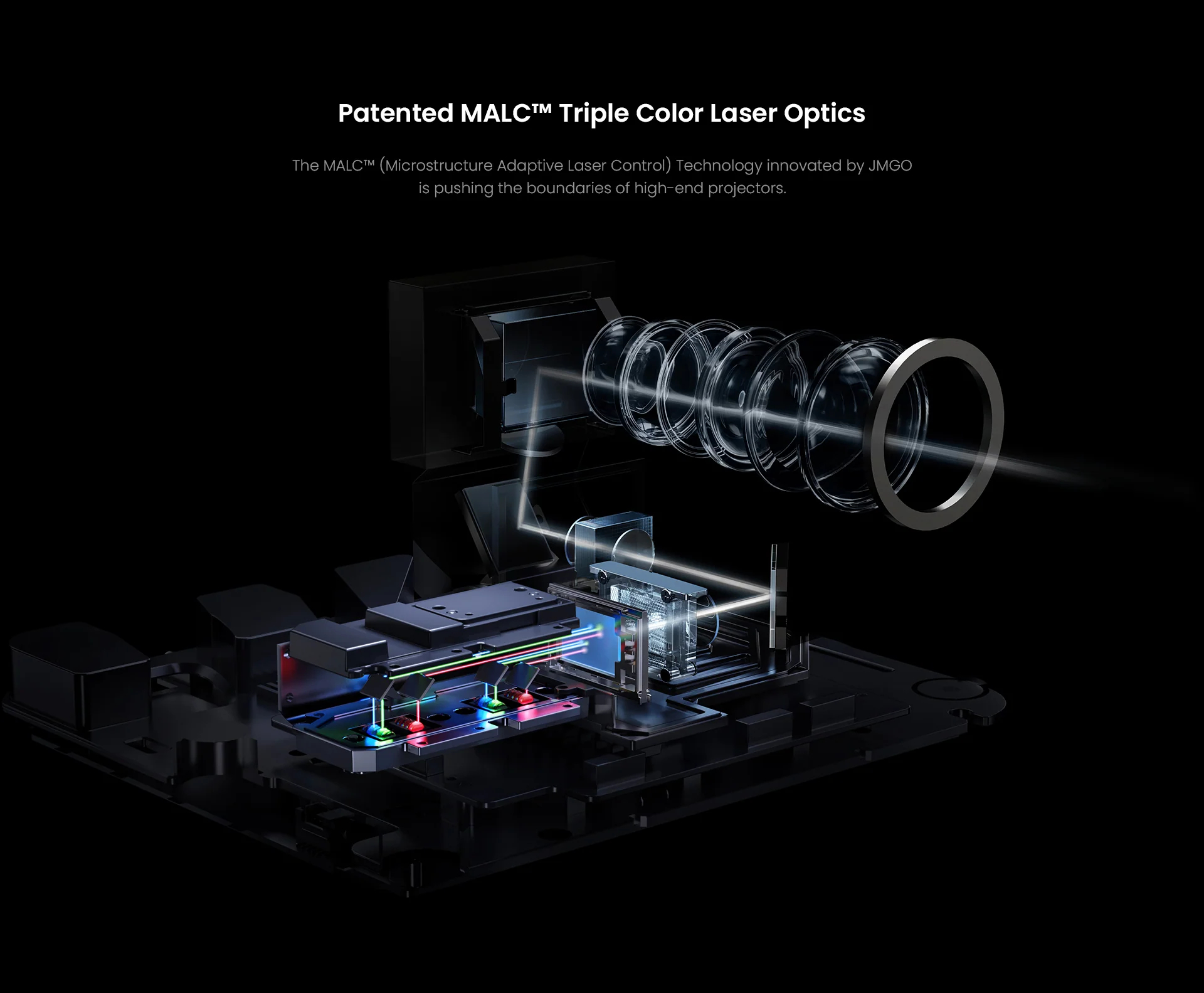 Projektor JMGO N1 Ultra, 4K Triple Laser, 360° Freestyle Gimbal, 2200 CVIA Lumen, HDR 10, 10W*2 Dynaudio reproduktory, okamžitá korekcia lichobežníkového skreslenia