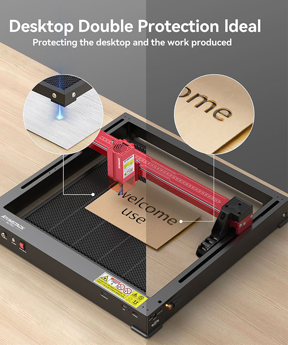 ATOMSTACK F4 420x410mm Laser Bed, Honeycomb Working Table