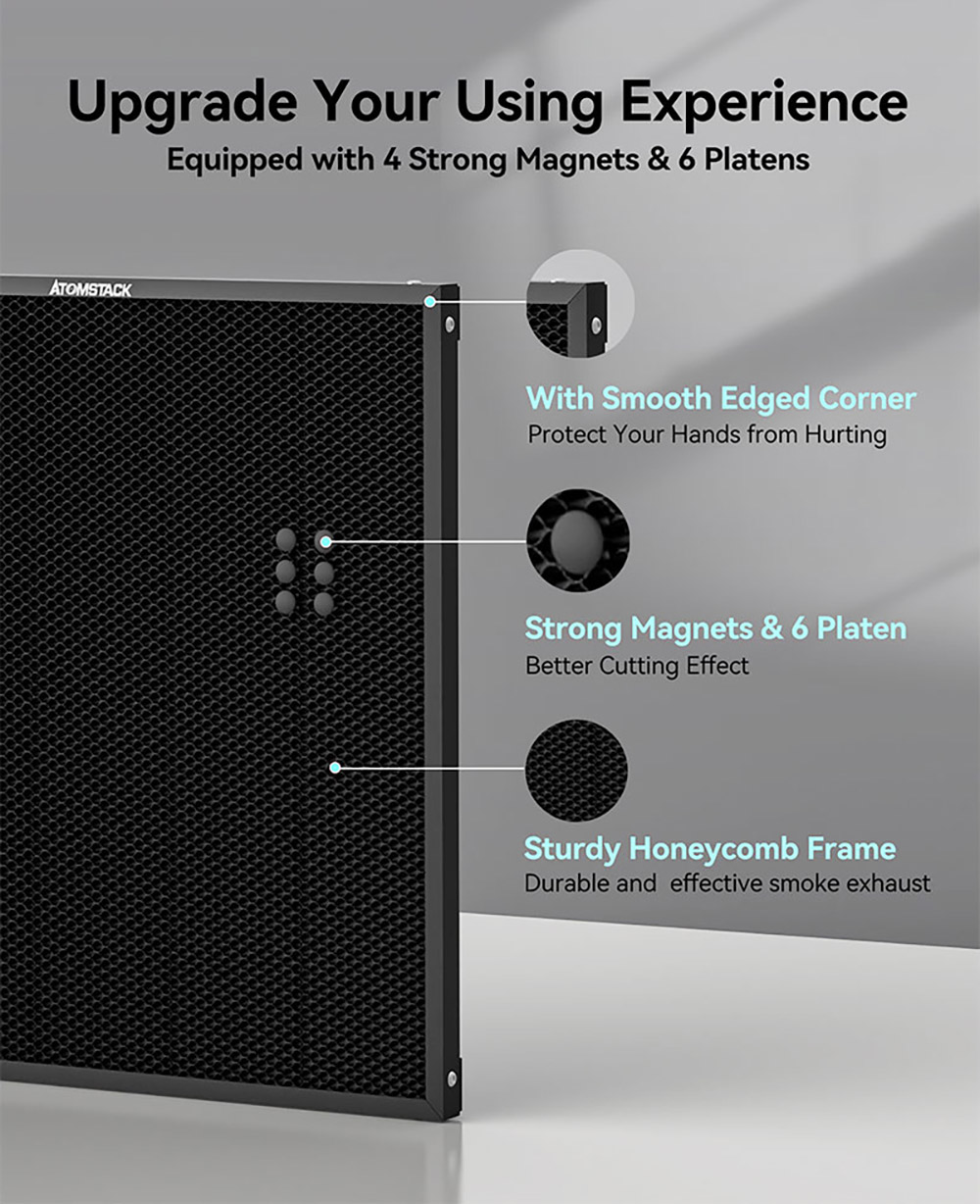 ATOMSTACK F4 420x410mm Laser Bed, Honeycomb Working Table