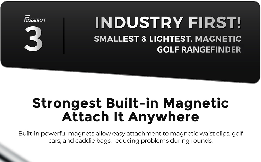 FOSSiBOT C1000 Pro Golf Rangefinder, Green & Red OLED Display, 0.06s Measure Speed, 1000m Measurement Range, IP54 Waterproof