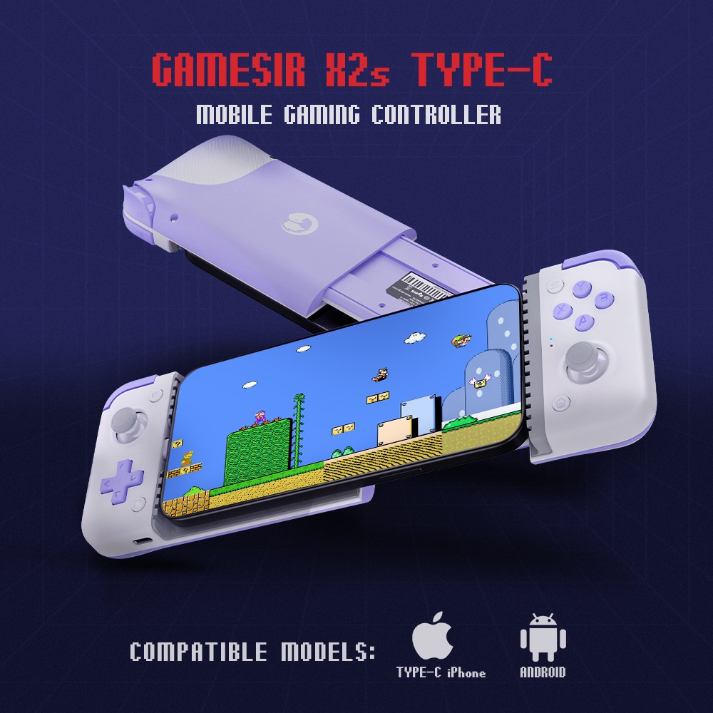 GameSir X2s Type-C Mobile Phone Gaming Controller - Purple