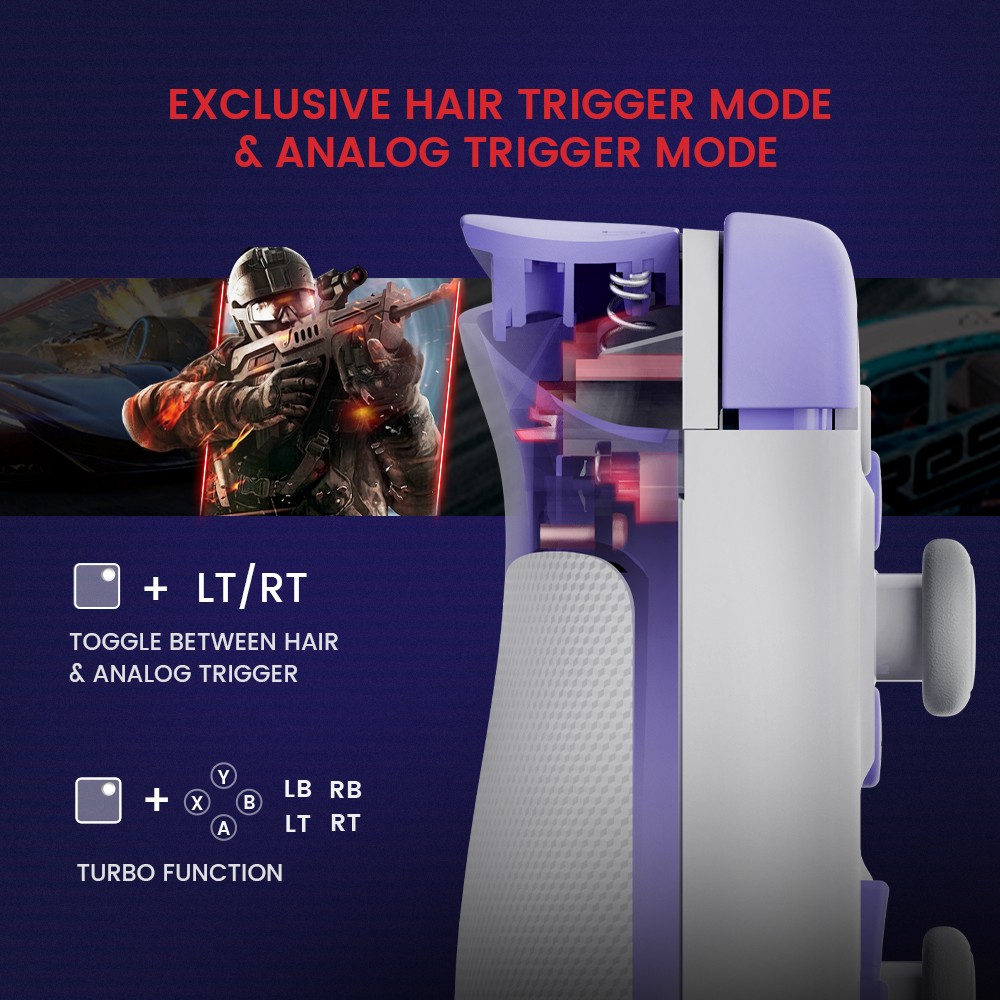 GameSir X2s Type-C Mobile Phone Gaming Controller - Purple