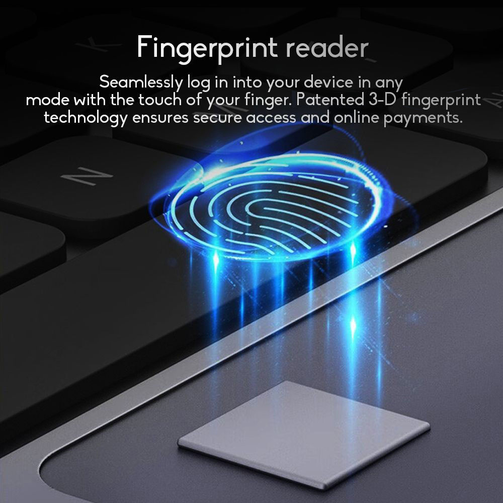 Ninkear N14 Touchscreen Laptop, 14'' 4K IPS Screen, 360&deg; Flipping, Intel Celeron N95 4 Cores Up to 3.4Ghz, 16GB RAM 1TB SSD, Dual-band WiFi Bluetooth4.2, 1*Full-function USB-C 1*USB3.0 1*Micro SD Card Reader, Fingerprint Recognition, Backlit Keyboard