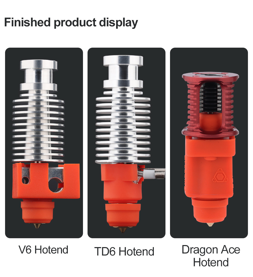 Trianglelab ZS-MZE-HF PLUS Melt Zone Extender for V6 Dragon Rapido Hotend