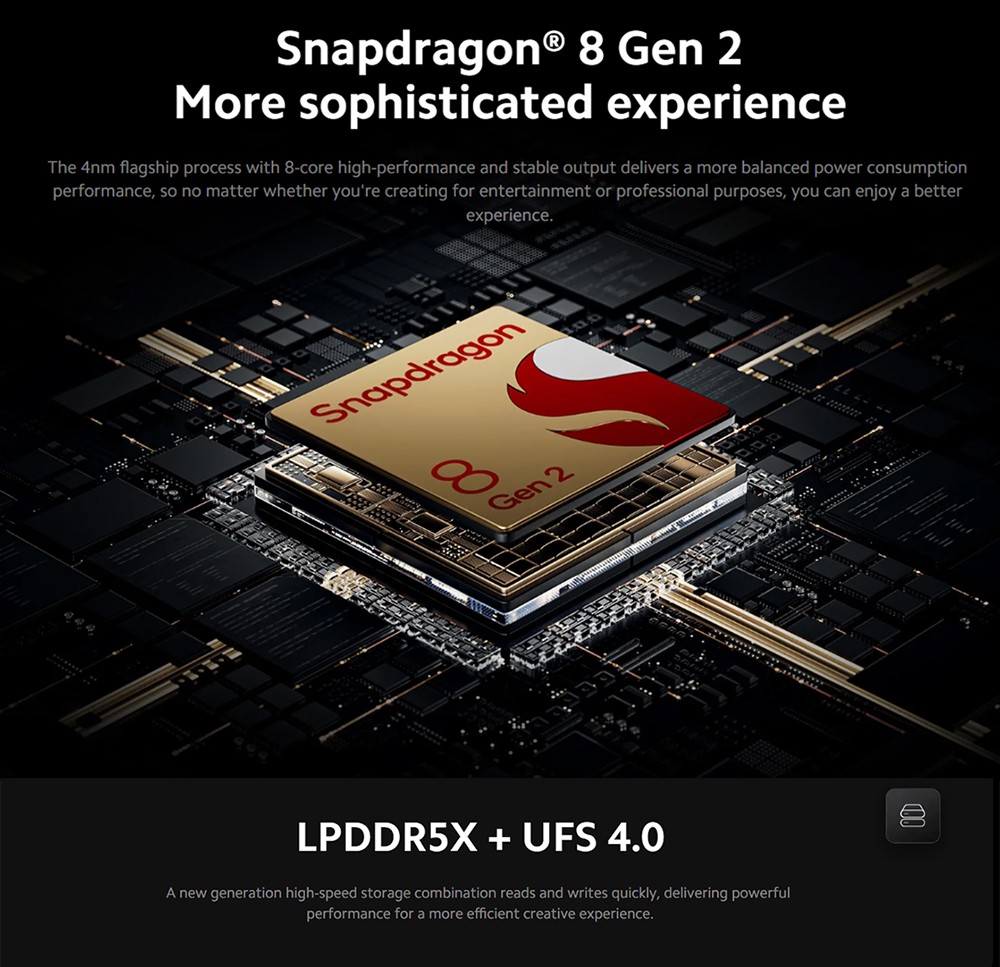 Xiaomi Pad 6S Pro 12.4'' Tablet, 3048*2032 144Hz LCD Screen, Snapdragon 8 Gen 2 CPU, 12GB RAM 256GB ROM, WiFi 7 Bluetooth 5.3, 50MP Main Camera + 32MP Front Camera, 10000mAh Battery, Supports NFC Tag - Black, Chinese Version