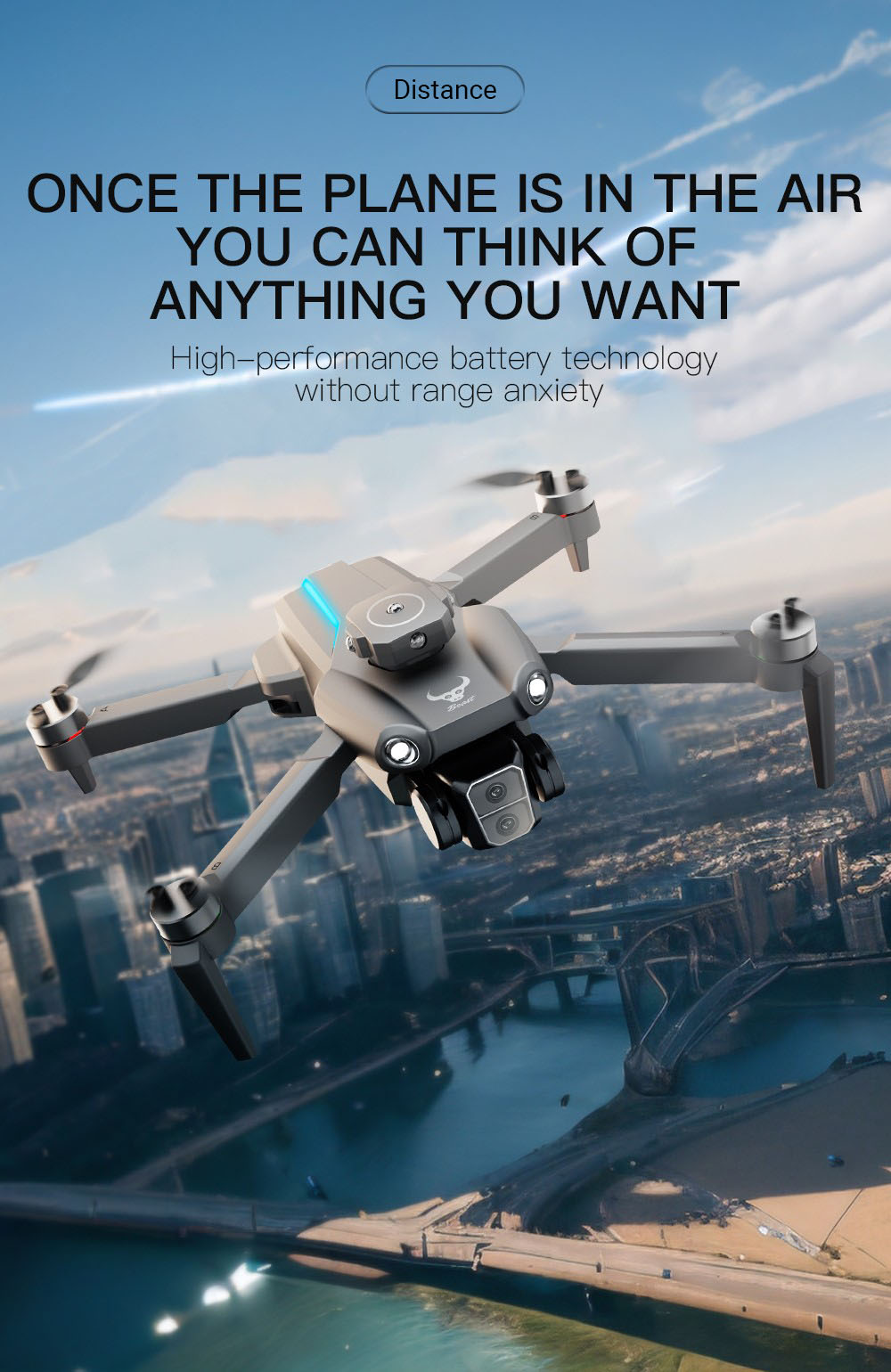 ZLL SG109 Pro RC Drone Dual 4K Camera - 2 Batteries