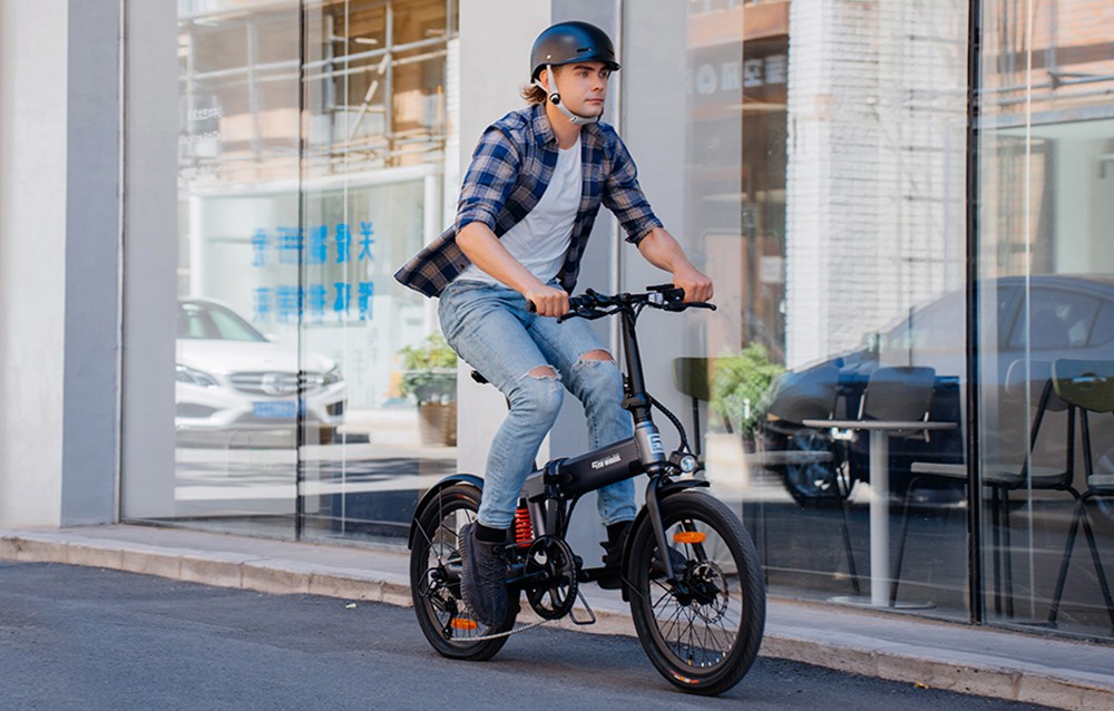 5TH WHEEL Thunder 2 Electric Bike, 250W Motor, 36V 10.4Ah Battery, 20-inch Rubber Tires, 25km/h Max Speed, 80km Max Range, Shimano 6-speed, Disc Brakes