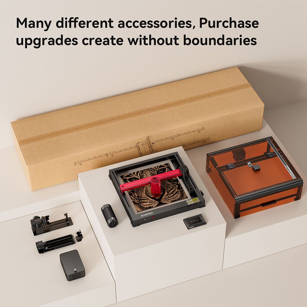 Promotion > ATOMSTACK A6 Pro Graveur laser 6 W, mise au point fixe