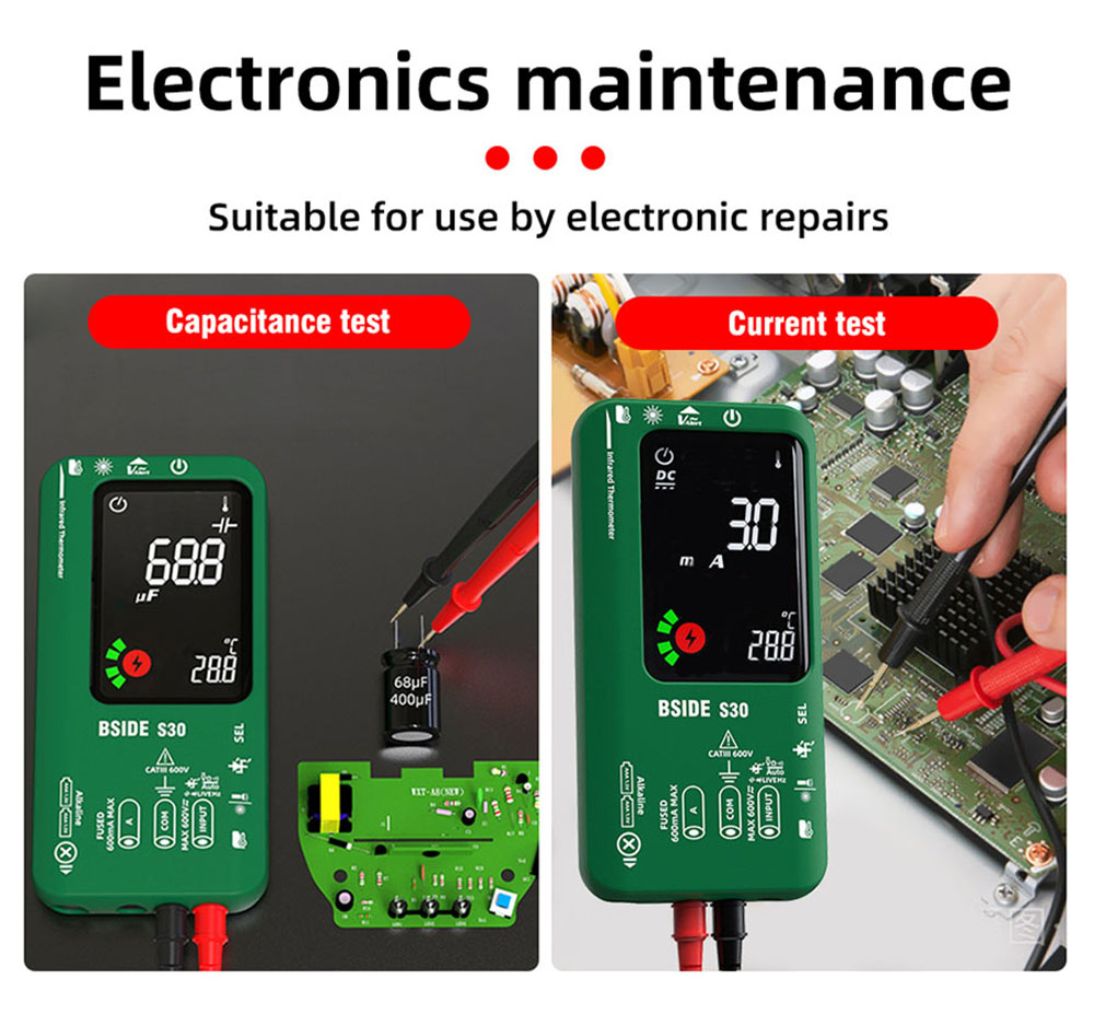 BSIDE S30 Digital Multimeter Green