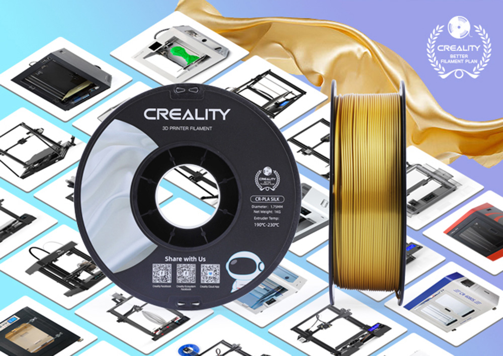 Creality CR-Silk Filament 1kg - Červená meď
