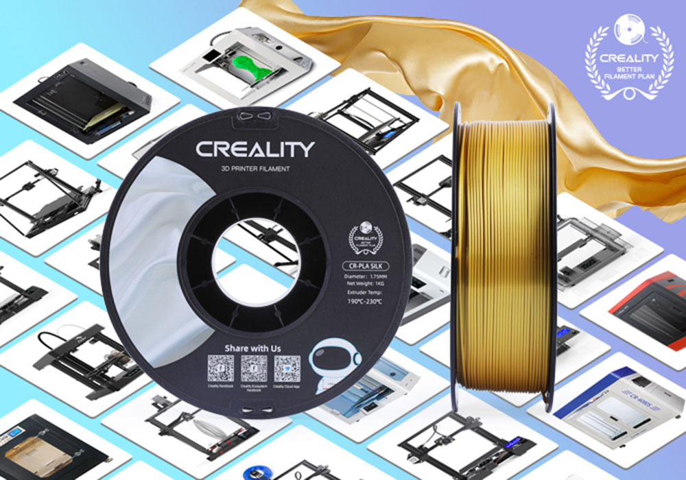 Creality CR-Silk PLA Filament 1kg - Rainbow