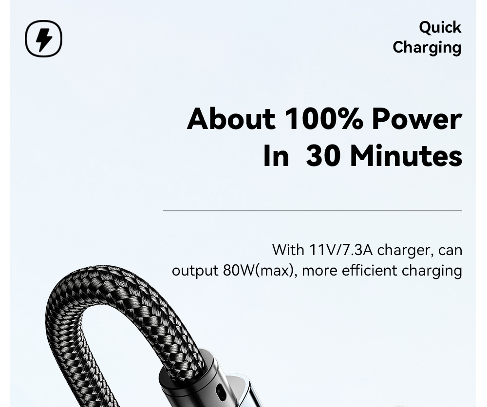 ESSAGER 100W 7A USB-A to Type-C Charging Cable, Digital Display, USB2.0 480Mbps, with Velcro, QC Protocol