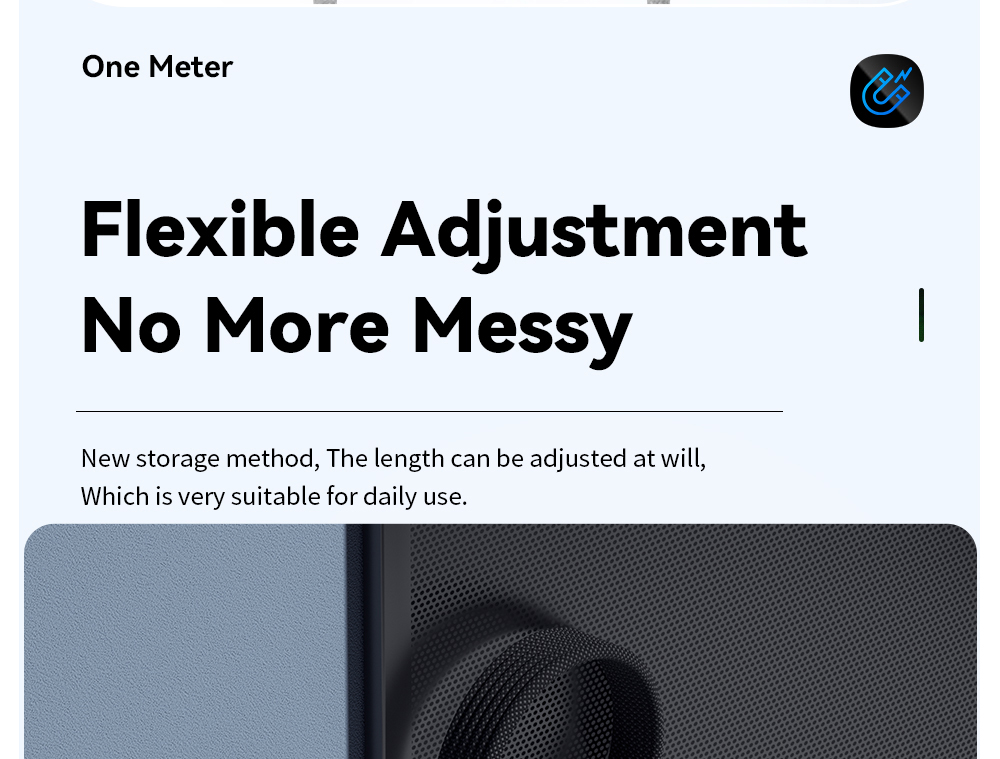 ESSAGER 100W 7A USB-A to USB-C Charging Cable, USB2.0 480Mbps, Magnetic Adsorption, High Density Weaving, Smart Chip