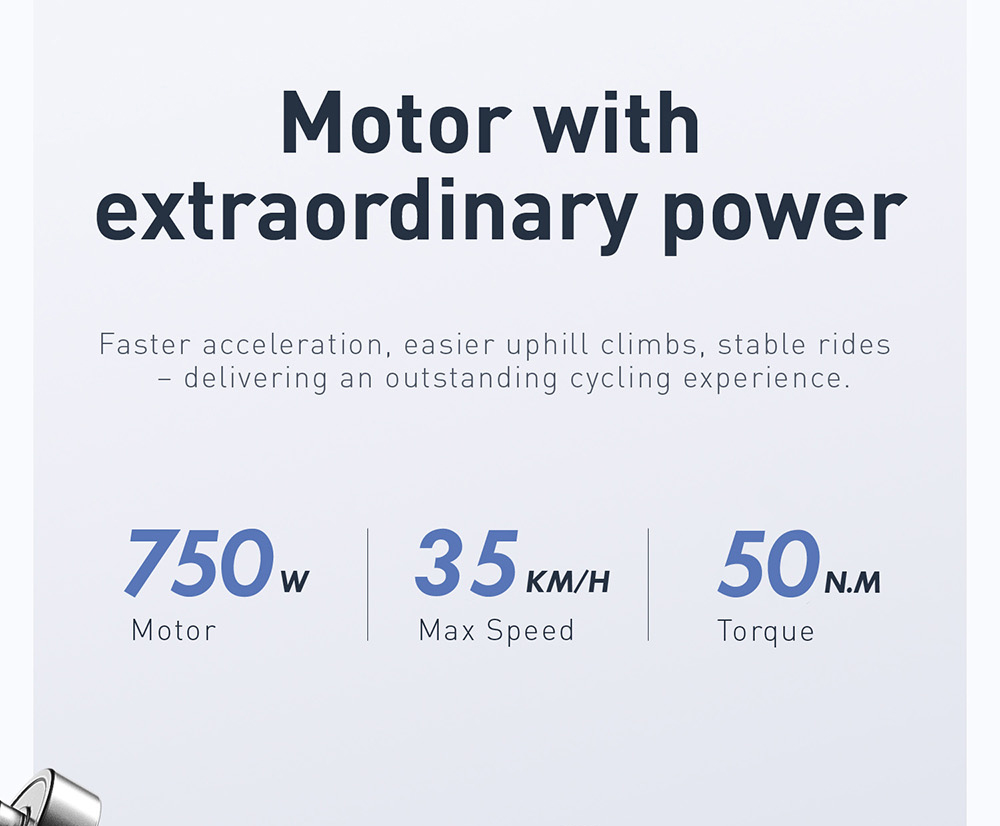 Elektrobicykel GUNAI GN27, 750W motor, 48V 10.4Ah batéria, snímač krútiaceho momentu, 27.5-palcové pneumatiky, max. rýchlosť 35 km/h, max. dojazd 70 km, 7-stupňová prevodovka Shimano, kotúčové brzdy