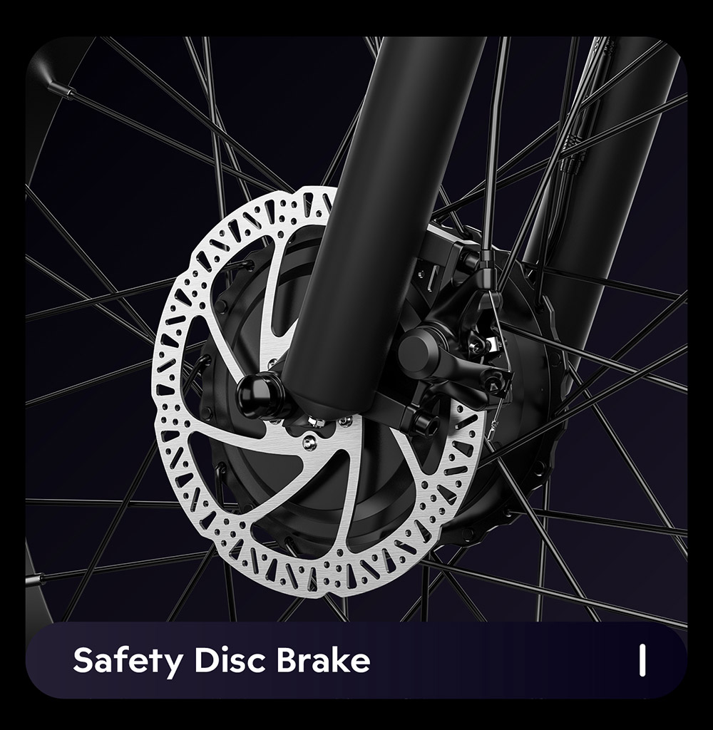 GUNAI GN68 Electric Bike, 2*1000 Motor, 48V 17.5Ah Battery, 26*3.0-inch Fat Tires, 50km/h Max Speed, 80km Max Range, Shimano 7 Speed, Mechanical Disc Brake