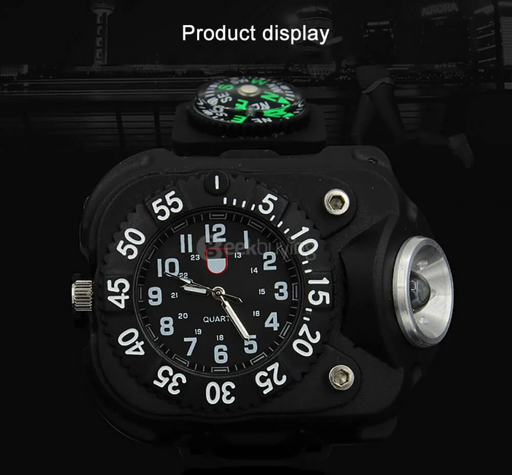 LED Light Wrist Strap Watch