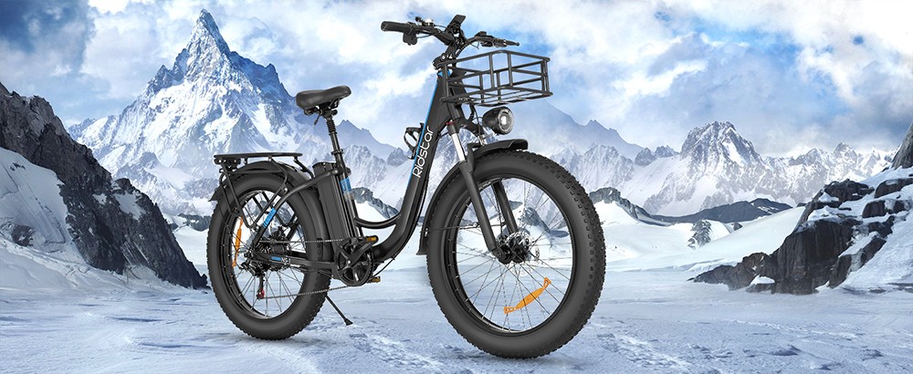 Elektrobicykel Ridstar MN26, 750W motor 26*4.0' Fat Tire, 48V 20Ah batéria, max. rýchlosť 58km/h, max. dojazd 90km, 7-rýchlostný Shimano, mechanické kotúčové brzdy