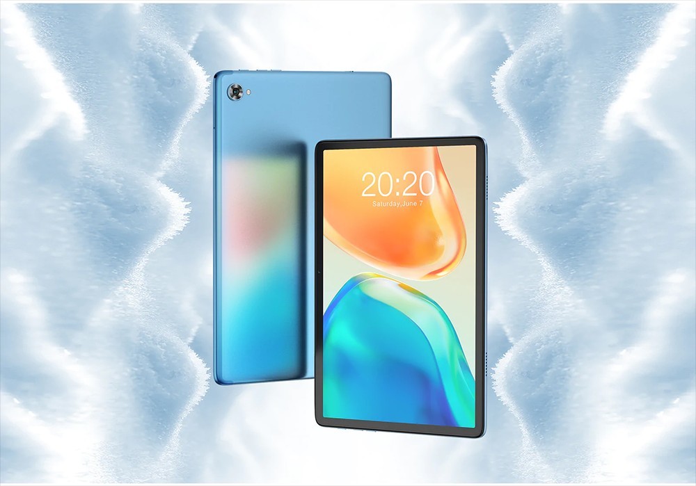 Teclast M40 Plus Tablet, 10.1'' 1920*1200 IPS Screen, MediaTek MT8183 CPU, Android 12, 8GB RAM 128GB ROM, 8MP+5MP Camera, 7000mAh Battery - Blue, EU Plug