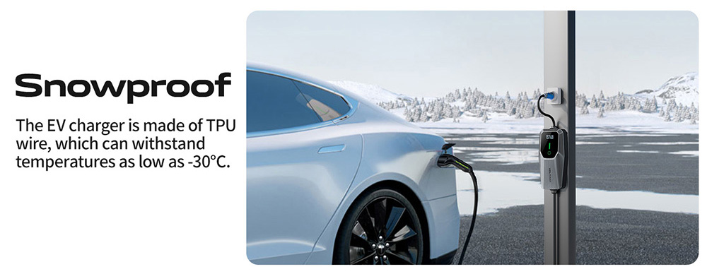 VDL EC21 Portable EV Charger, 7.36KW rýchle nabíjanie, max. prúd 32A, jednofázový CEE 3 pin, 5 m nabíjací kábel, norma IEC 62196-2 typ 2, vodotesnosť IP65