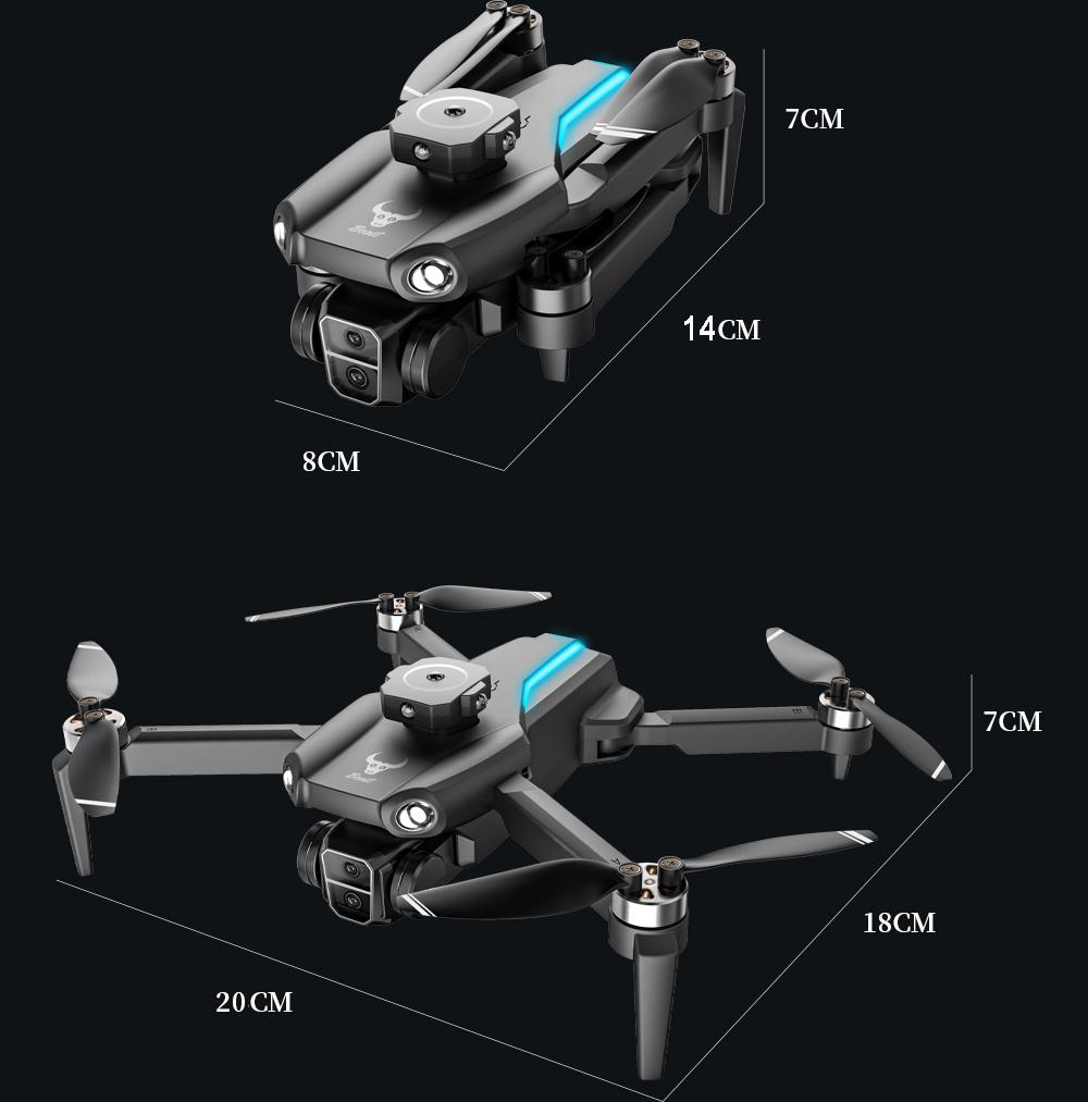 ZLL SG109 Pro RC Drone Dual 4K Camera - 2 Batteries