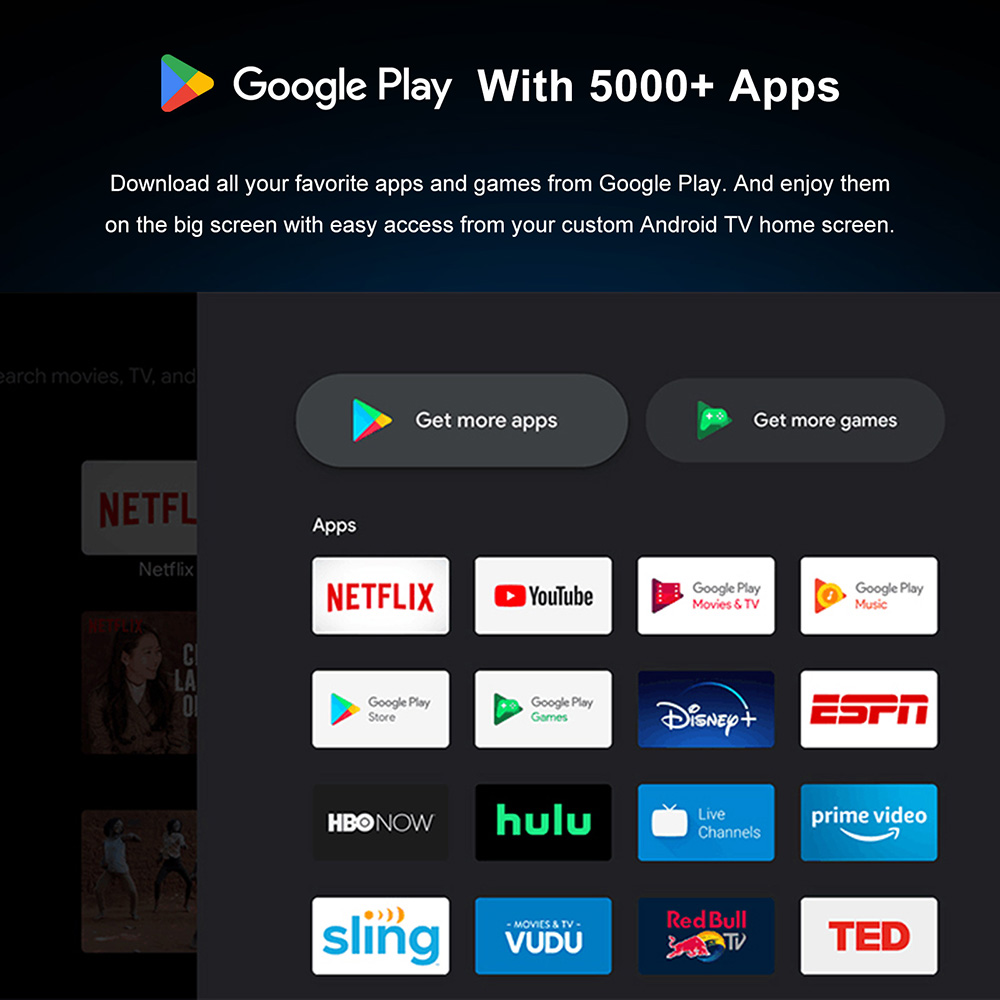 HAKOPro Amlogic S905Y4 Quad core 2GB RAM 8GB eMMC Google Certified Android 11 TV Box Netflix 4K AV1 5G WIFI Bluetooth 5.0 - AU Plug