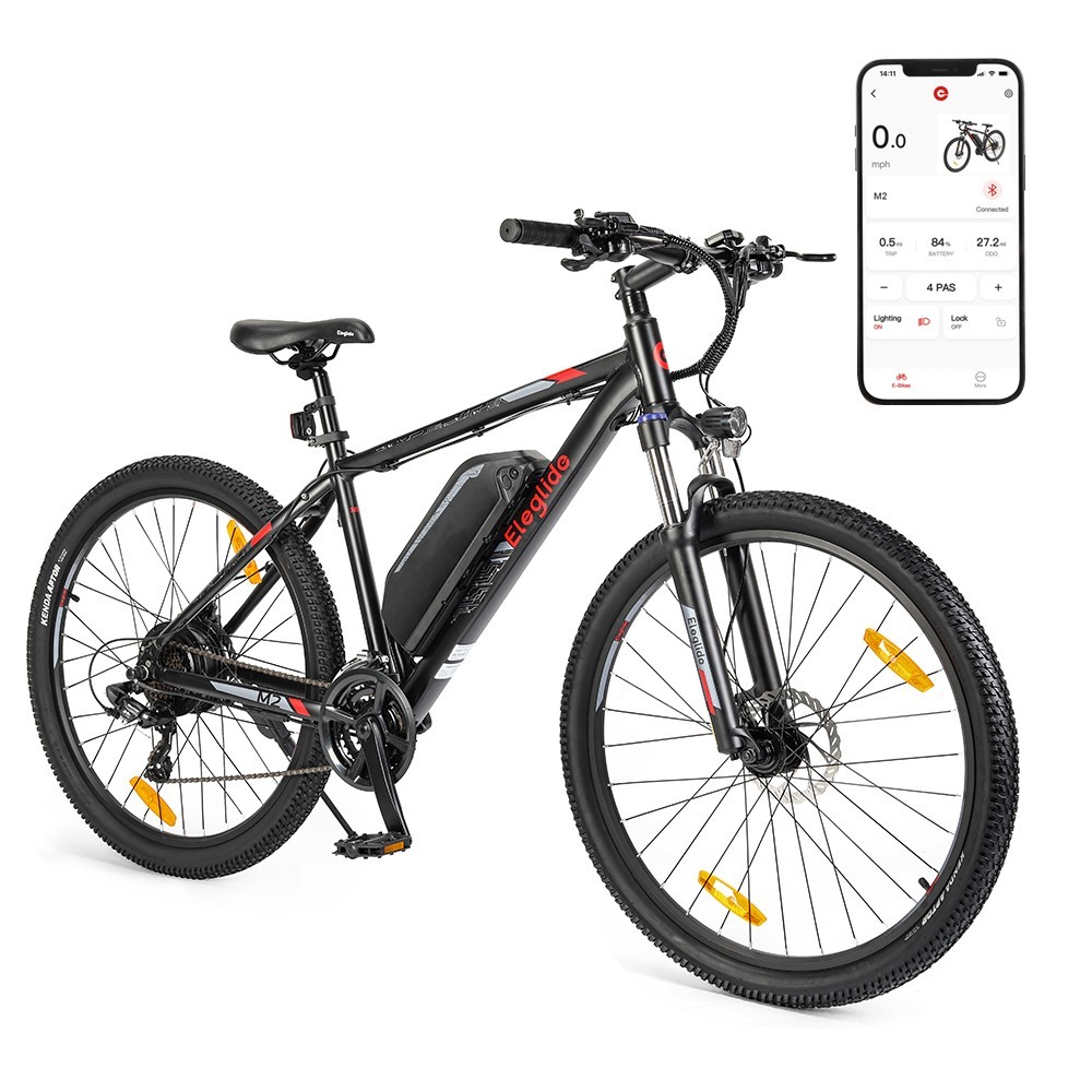 Eleglide M2 Electric Mountain Bike 27.5 inch Tire 36V 15AH 250W Motor ...