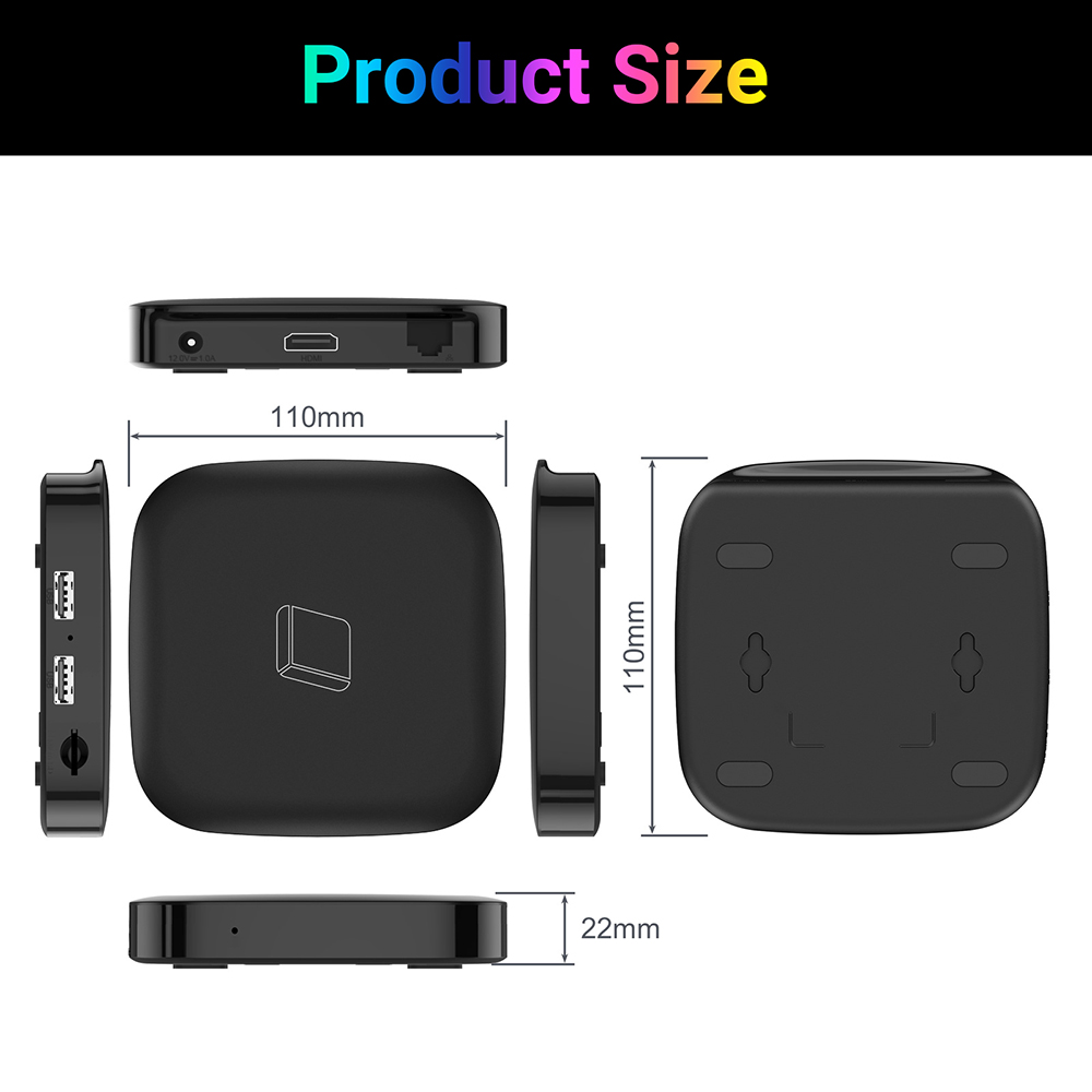 HAKOPro Amlogic S905Y4 Quad core 2GB RAM 8GB eMMC Google Certified Android 11 TV Box Netflix 4K AV1 5G WIFI Bluetooth 5.0 - AU Plug