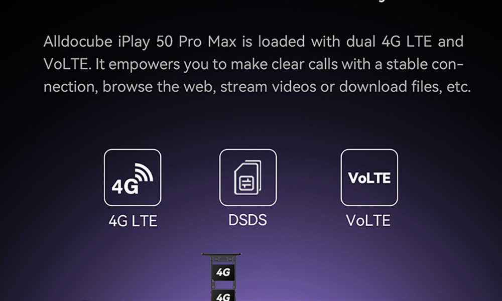 (Gratisgeschenke) ALLDOCUBE iPlay 50 Pro Max Tablet, 10,4'' 2000*1200 IPS-Bildschirm, Helio G99 8 Core Max 2,0 GHz, Android 13, 8 GB RAM 256 GB ROM, 5MP+8MP Kamera, 2,4/5 GHz WiFi Bluetooth5.2, Dual-SIM-Kartensteckplatz, GPS/Galileo/GLONASS/Beidou, 6000 mAh Akku