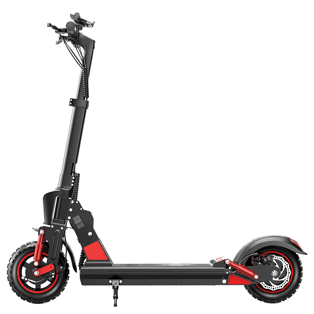 BOGIST C1 Pro Folding Electric Scooter 10 inch Tire 500W Motor 48V 15Ah Battery BMS Shockproof and Stab-Proof with Removable Seat - Black