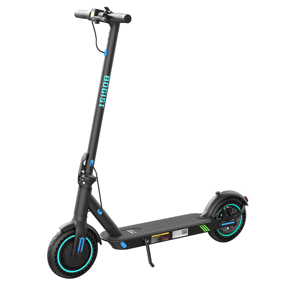 BOGIST M1 Elite Folding Electric Scooter, 8.5-inch Tires 350W Motor 36V 10Ah Battery 25km/h Max Speed 25-30km Range 120kg Max Load - Zima Blue