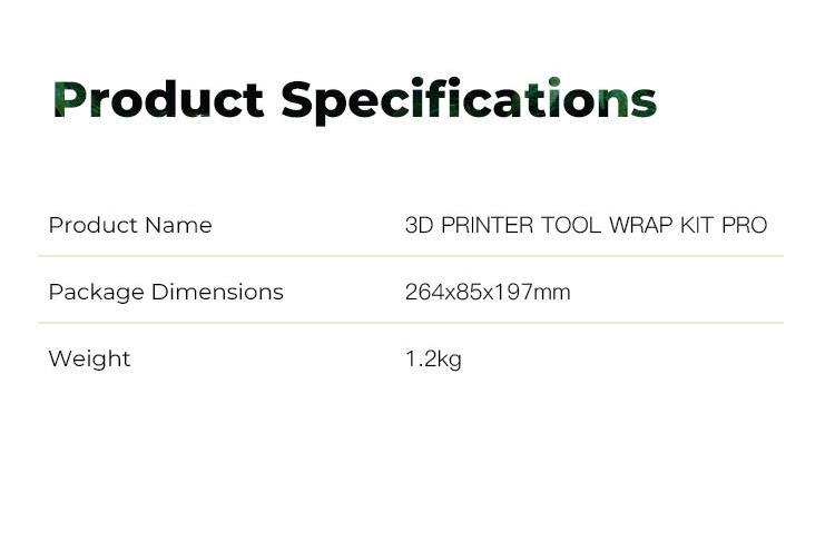 Creality 3D Printer Tool Wrap Kit Pro