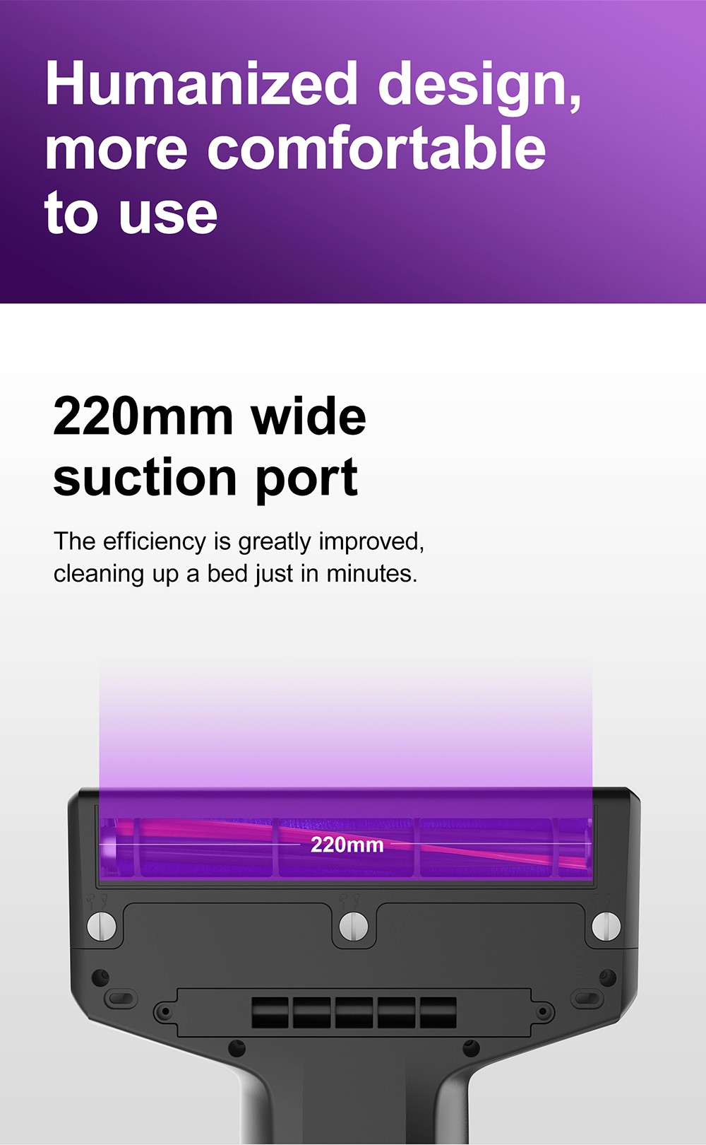 Refurbished JIMMY JV12 Anti-mite Vacuum Cleaner with Patented Composite Brush Roll, Ultrasound, UV Light, Dual Cyclone & MIF Filter