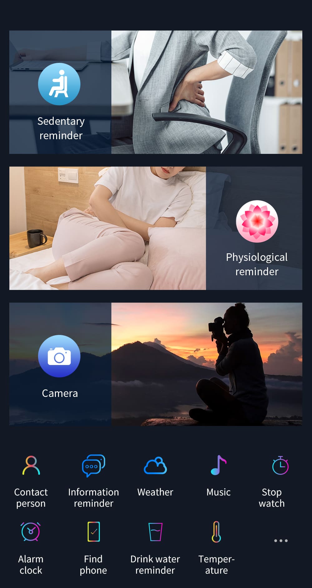 KUMI GT6 Pro Smartwatch, 1.3-inch AMOLED HD Screen, Colorful Lighting Effect, Heart Rate Monitoring, 100+ Sport Modes, IP68 Waterproof