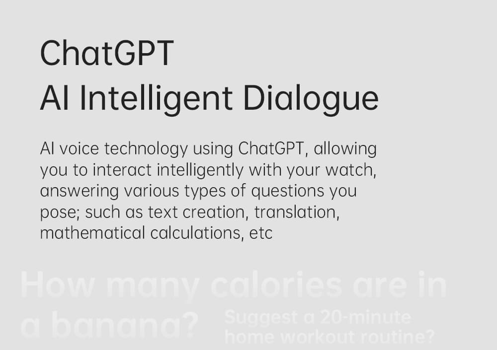 KUMI KU7 Smartwatch, 1.96'' AMOLED Screen, Bluetooth Calling, Health Monitoring, Stock Market Information, 100 Sports Modes - Silver