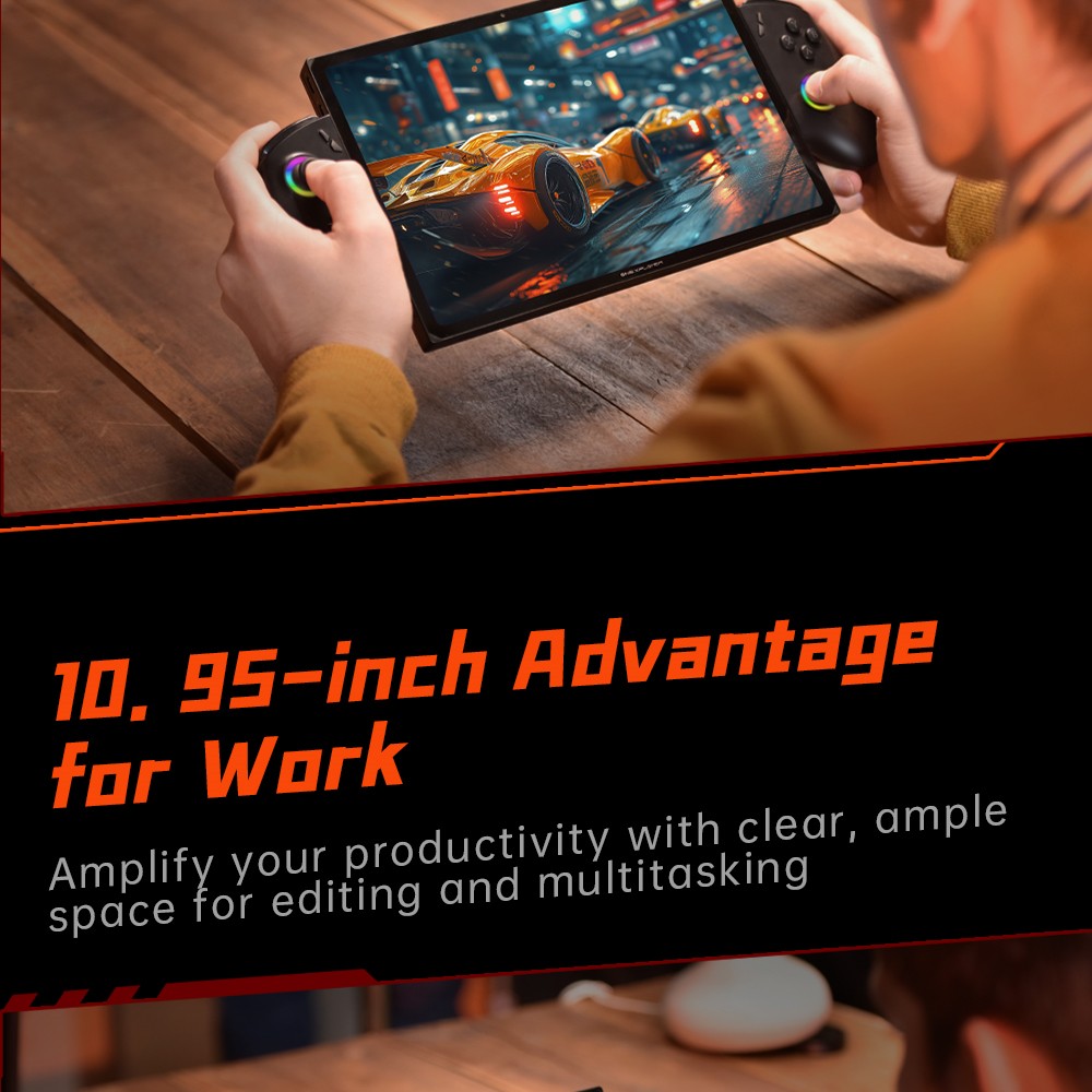 One Netbook OneXPlayer X1 Handheld Gaming PC, Intel Ultra 7-155H 16 Cores Max 4.8GHz, 10.95'' 2560*1600 120Hz Display, 32GB RAM 1TB SSD, 65.02Wh Battery 100W Charge, 2*USB-C 4.0 1*USB 3.2 1*TF Card Slot 1*OCulink 1*Audio Jack, Face/Fingerprint Unlock