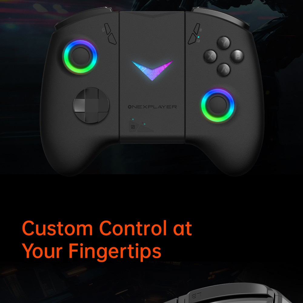 One Netbook OneXPlayer X1 Handheld Gaming PC, Intel Ultra 7-155H 16 Cores Max 4.8GHz, 10.95'' 2560*1600 120Hz Display, 32GB RAM 2TB SSD, 65.02Wh Battery 100W Charge, 2*USB-C 4.0 1*USB 3.2 1*TF Card Slot 1*OCulink 1*Audio Jack, Face/Fingerprint Unlock