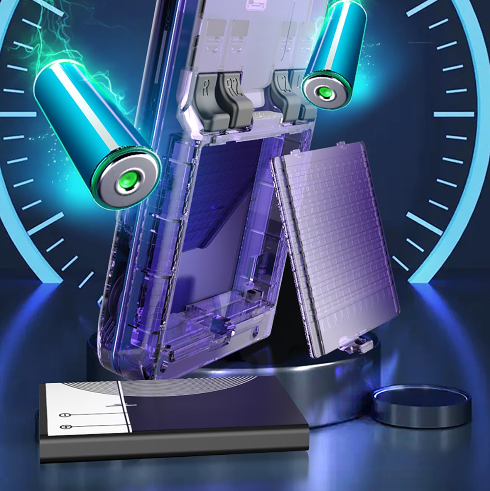 R35 Plus Handheld Game Console, 3.5 Inch 640*480 IPS Screen, Linux System, 128GB TF Card, 3000mAh Battery, 6 Hours of Playtime - Black