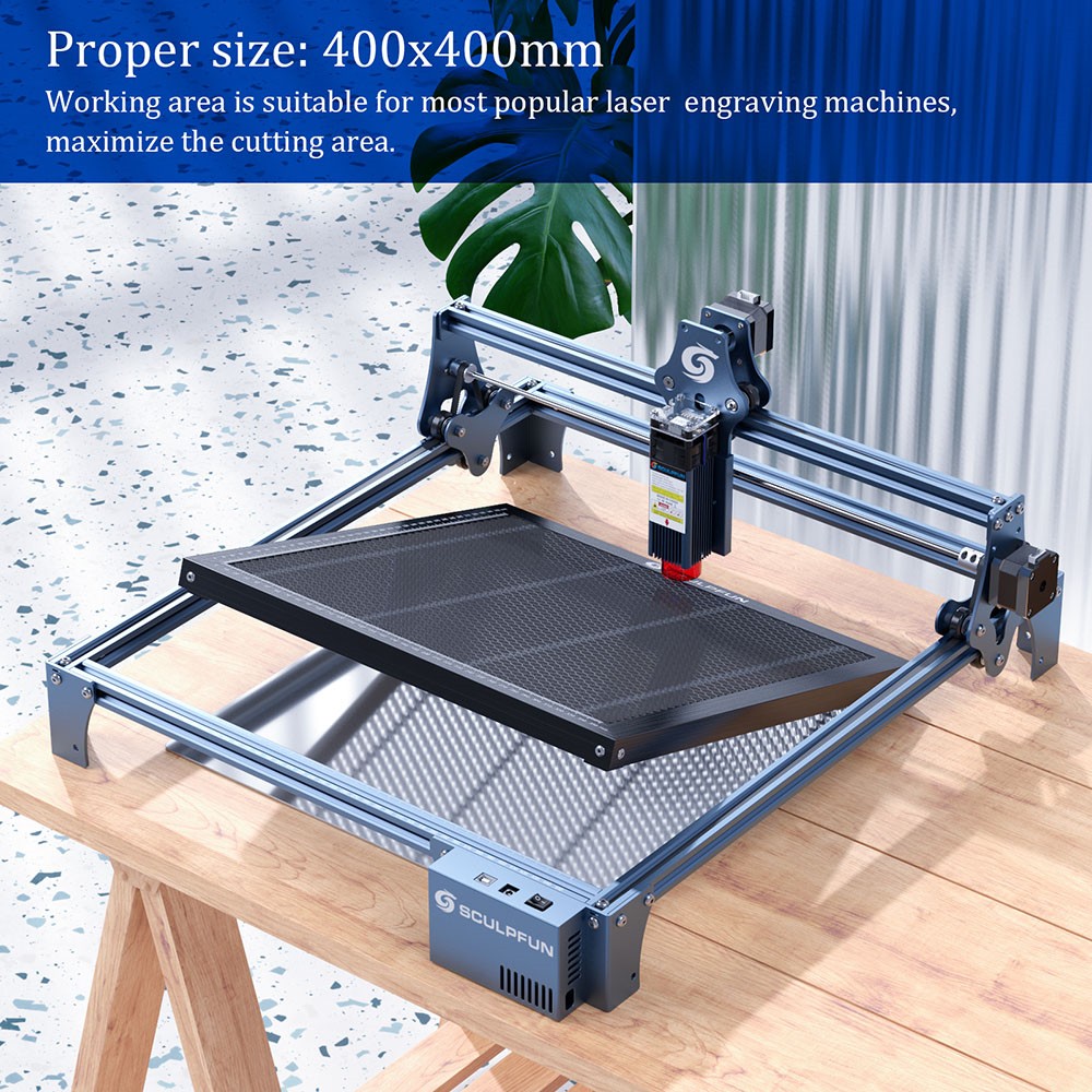 SCULPFUN 400x400mm Honeycomb Working Table for CO2/Diode Laser Engraver Cutting Machine