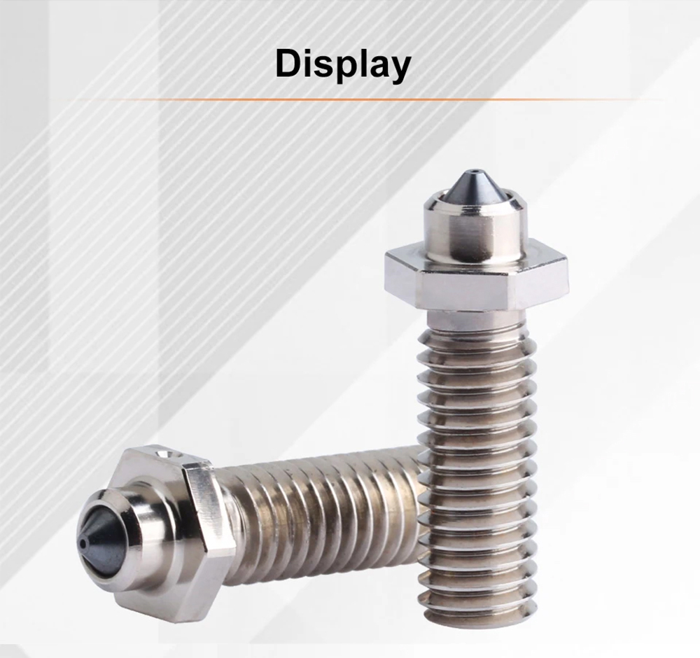 Trianglelab Standard 0.6mm ZS 3D Printer Volcano Nozzle, Hardened Steel Copper Alloy
