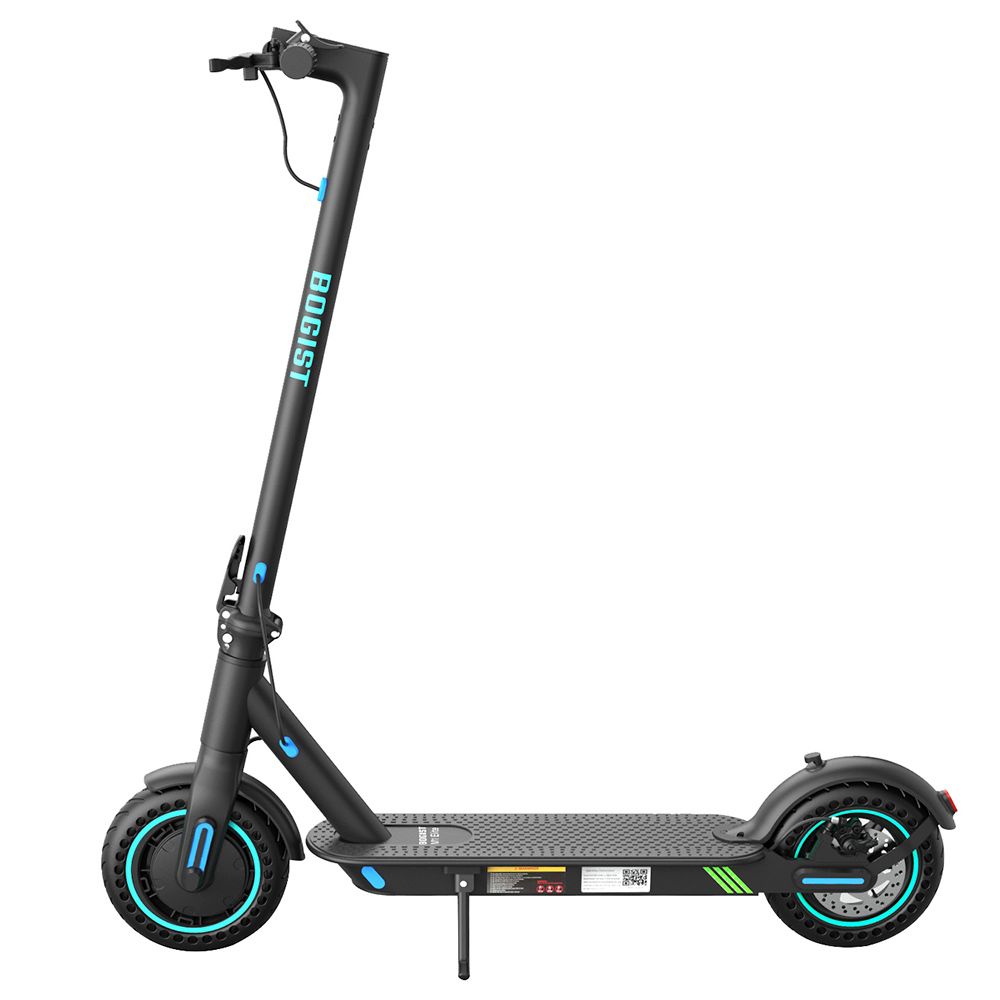 BOGIST M1 Elite Folding Electric Scooter, 8.5-inch Tires 350W Motor 36V 10Ah Battery 25km/h Max Speed 25-30km Range 120kg Max Load - Zima Blue