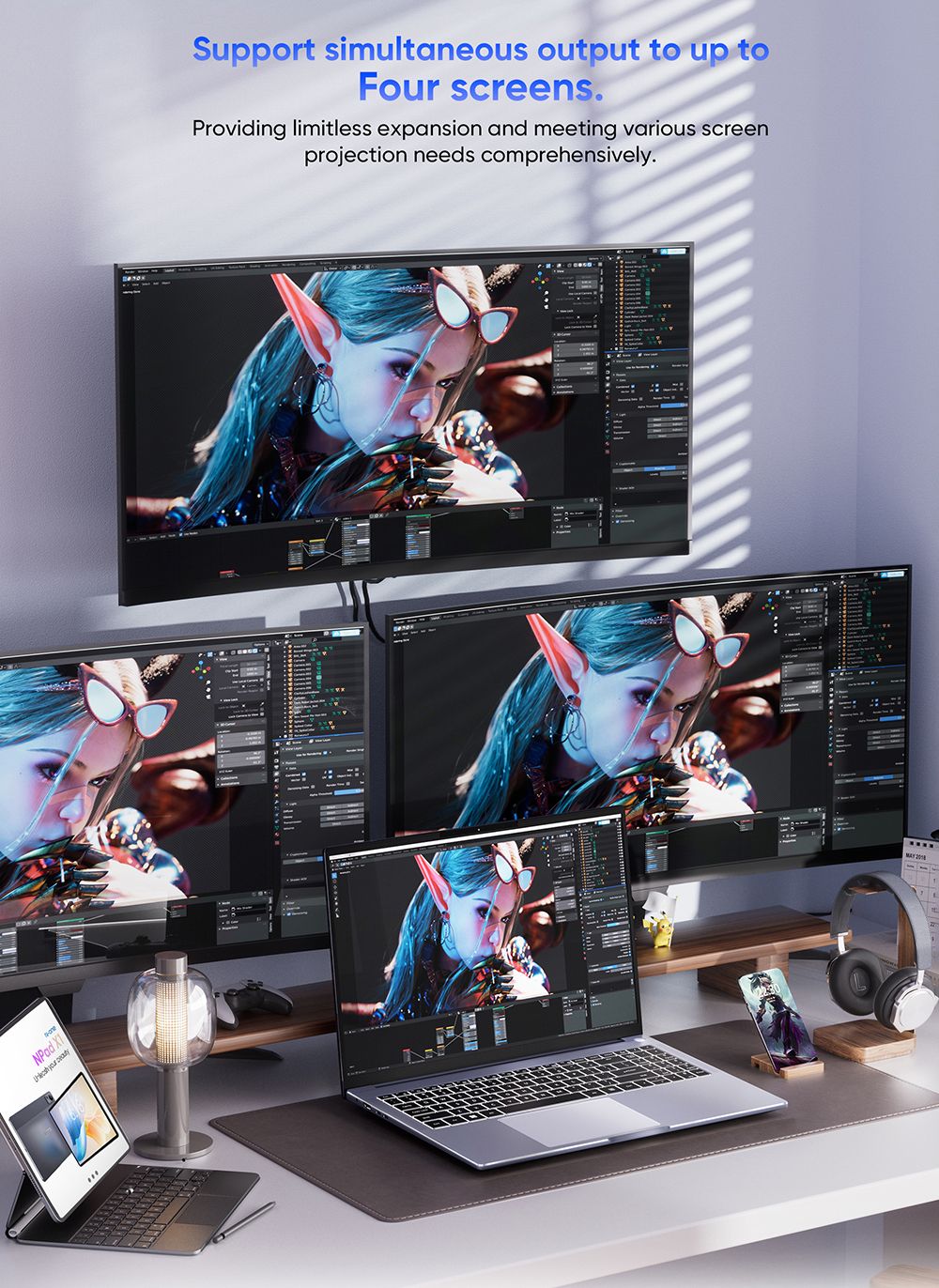 N-one NBook Ultra 16-inch Laptop, 2560*1600 165Hz Screen, AMD Ryzen R7 8845HS 8 Cores Up to 5.10GHz, 32GB RAM 1TB SSD, WiFi 6 Bluetooth 5.2, 2*Full Function Type-C 2*USB 3.1 1*HDMI 1*2-in-1 Headphone Jack, Full-size Keyboard, 100W PD Power Delivery