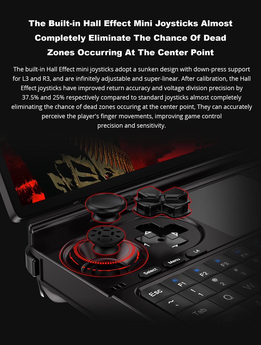 (2024 Version) GPD WIN Mini 7-inch Handheld Game Console, AMD Ryzen 7 8840U, 120Hz, Support VRR, 32GB RAM 1TB SSD, Support USB4 & Graphics Card Expansion Dock, Full-Featured Type-C 65W Charging, 1*MicroSD Card Reader, 1*USB3.2 Type-C 1*USB3.2 Type-A