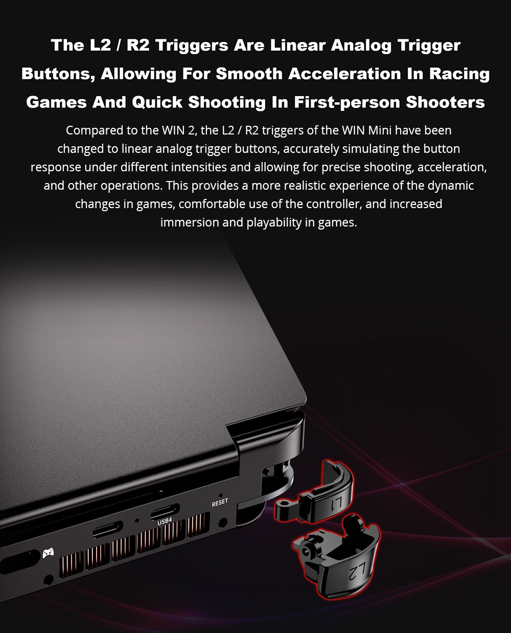 (2024 Version) GPD WIN Mini 7-inch Handheld Game Console, AMD Ryzen 7 8840U, 120Hz, Support VRR, 32GB RAM 1TB SSD, Support USB4 & Graphics Card Expansion Dock, Full-Featured Type-C 65W Charging, 1*MicroSD Card Reader, 1*USB3.2 Type-C 1*USB3.2 Type-A